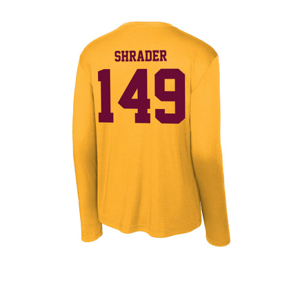 Central Michigan - NCAA Wrestling : Mason Shrader - Activewear Long Sleeve T-Shirt