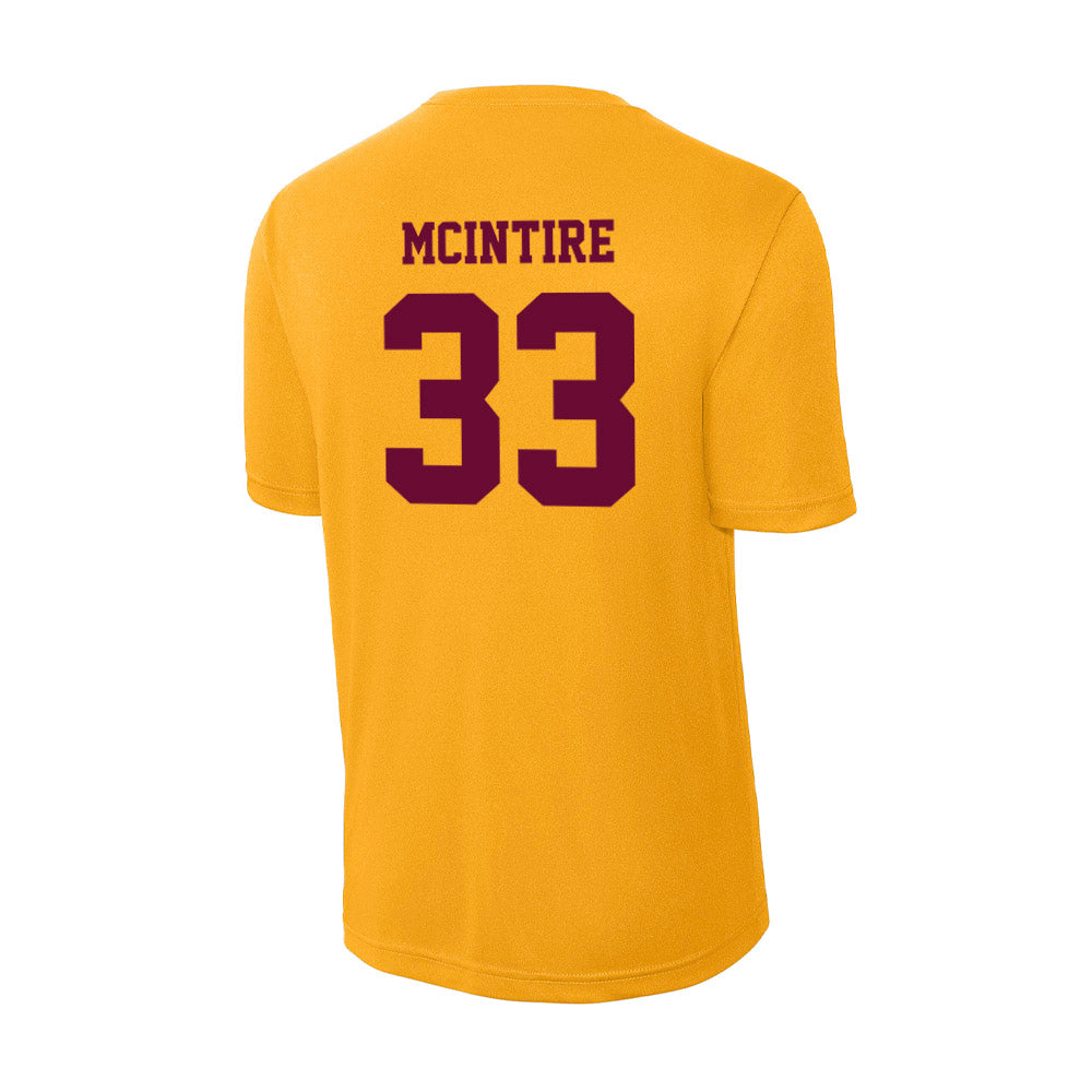 Central Michigan - NCAA Men's Basketball : Logan Mcintire - Activewear T-Shirt-1