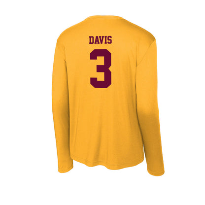 Central Michigan - NCAA Football : Tyson Davis - Activewear Long Sleeve T-Shirt-1