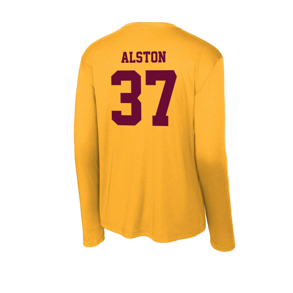 Central Michigan - NCAA Football : Jeremiah Alston - Activewear Long Sleeve T-Shirt-1