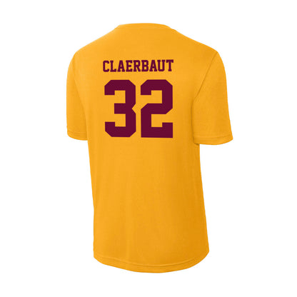 Central Michigan - NCAA Men's Basketball : Nathan Claerbaut - Activewear T-Shirt-1