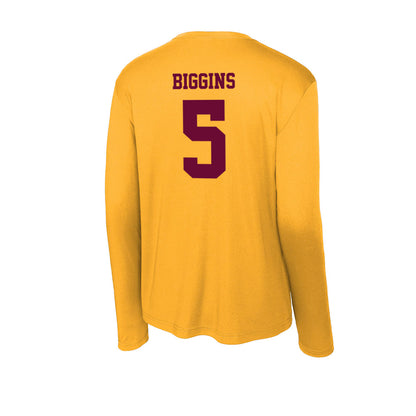 Central Michigan - NCAA Football : Nahree Biggins - Activewear Long Sleeve T-Shirt-1