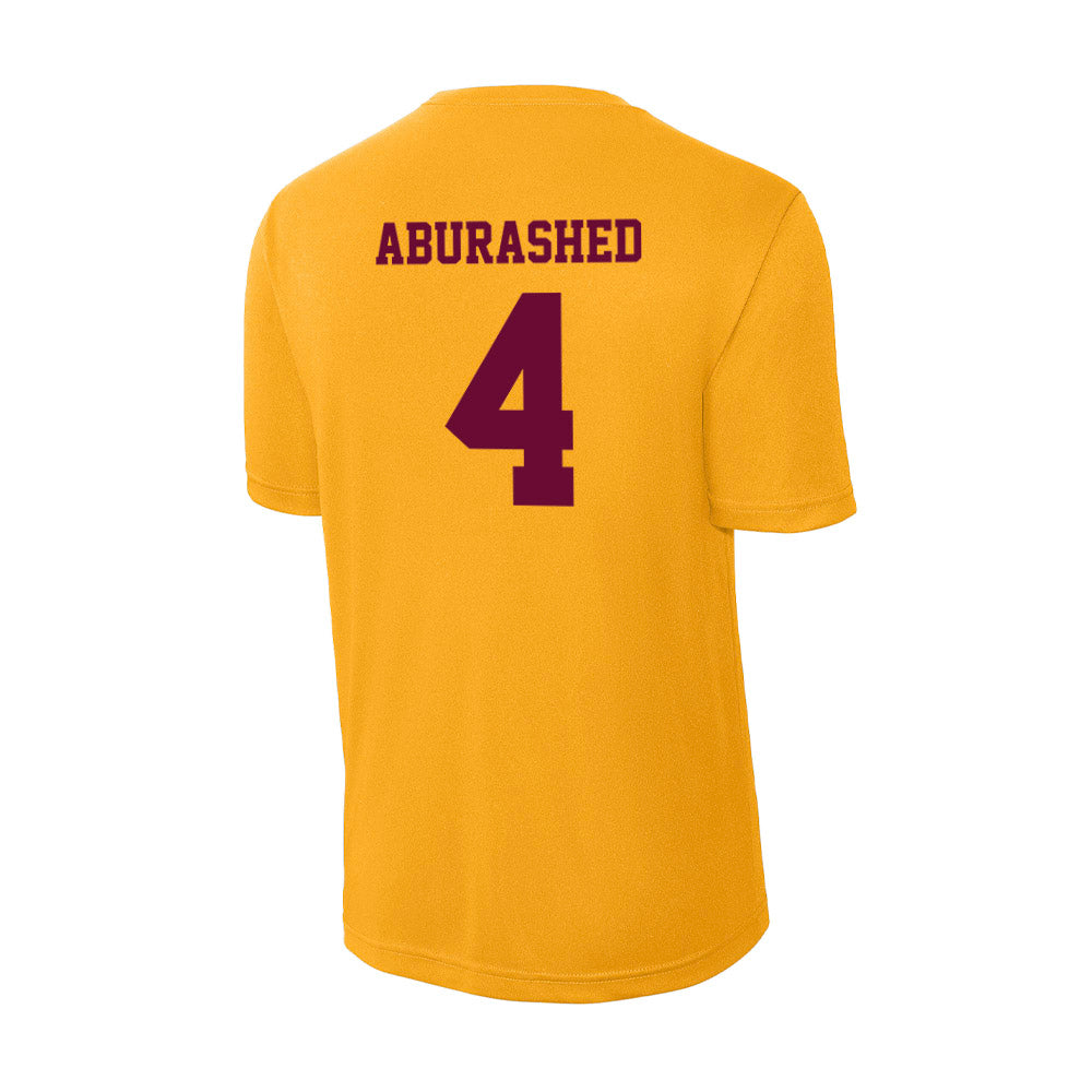 Central Michigan - NCAA Men's Basketball : Kareem Aburashed - Activewear T-Shirt-1