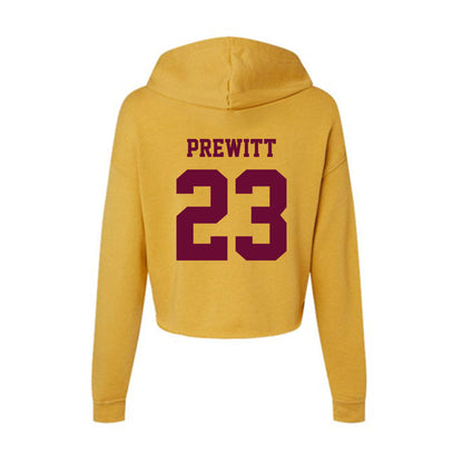 Central Michigan - NCAA Women's Basketball : Demetria Prewitt - Women's Crop Fleece Hoodie-1