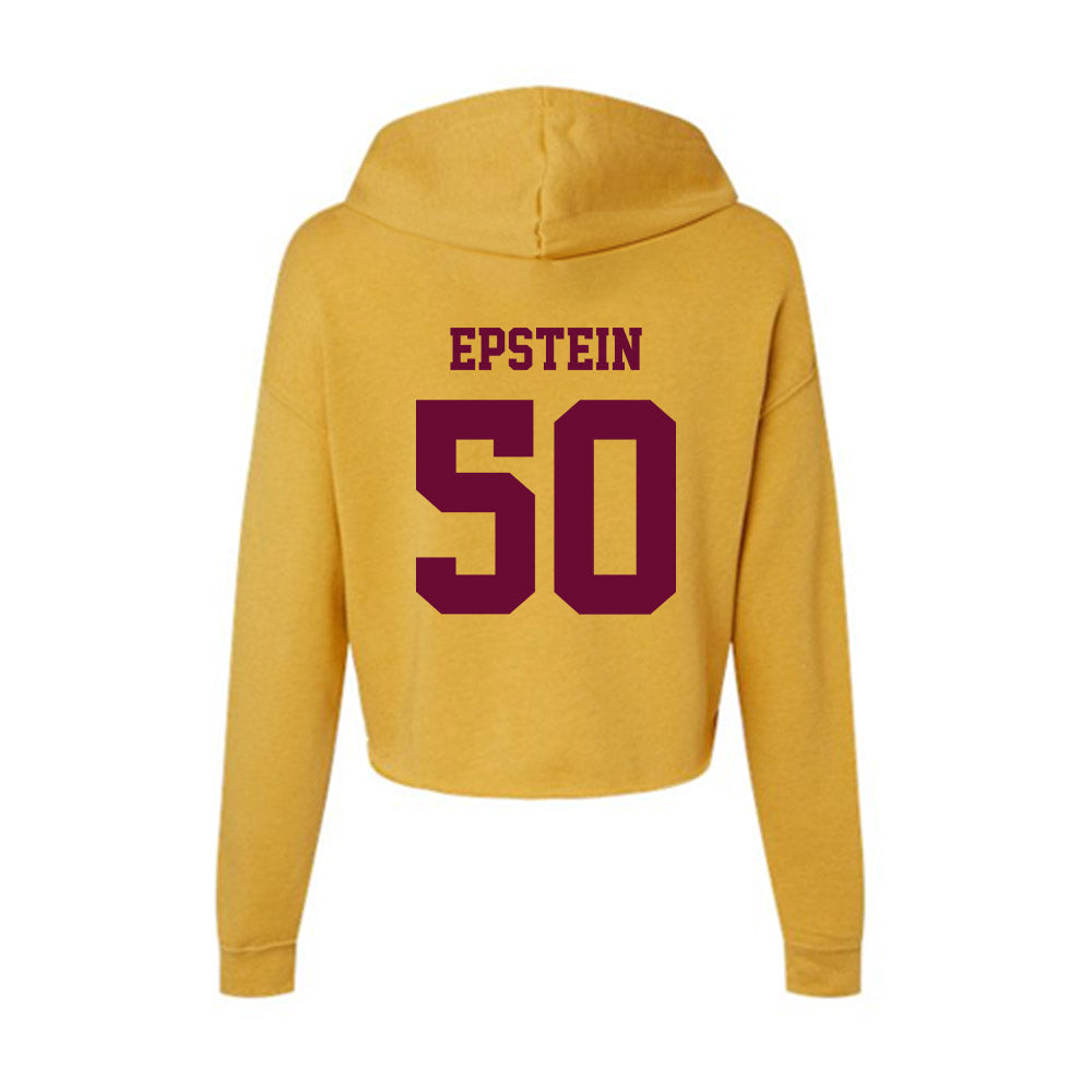 Central Michigan - NCAA Football : Lincoln Epstein - Women's Crop Fleece Hoodie-1