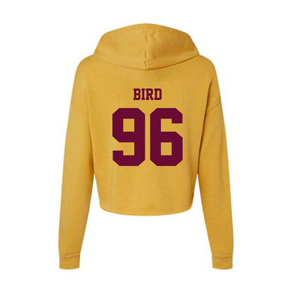 Central Michigan - NCAA Football : Quavion Bird - Women's Crop Fleece Hoodie-1