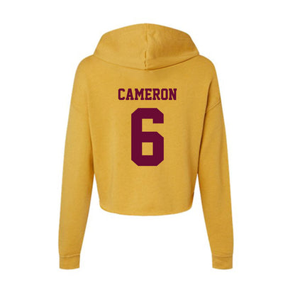 Central Michigan - NCAA Women's Soccer : Grace Cameron - Women's Crop Fleece Hoodie-1