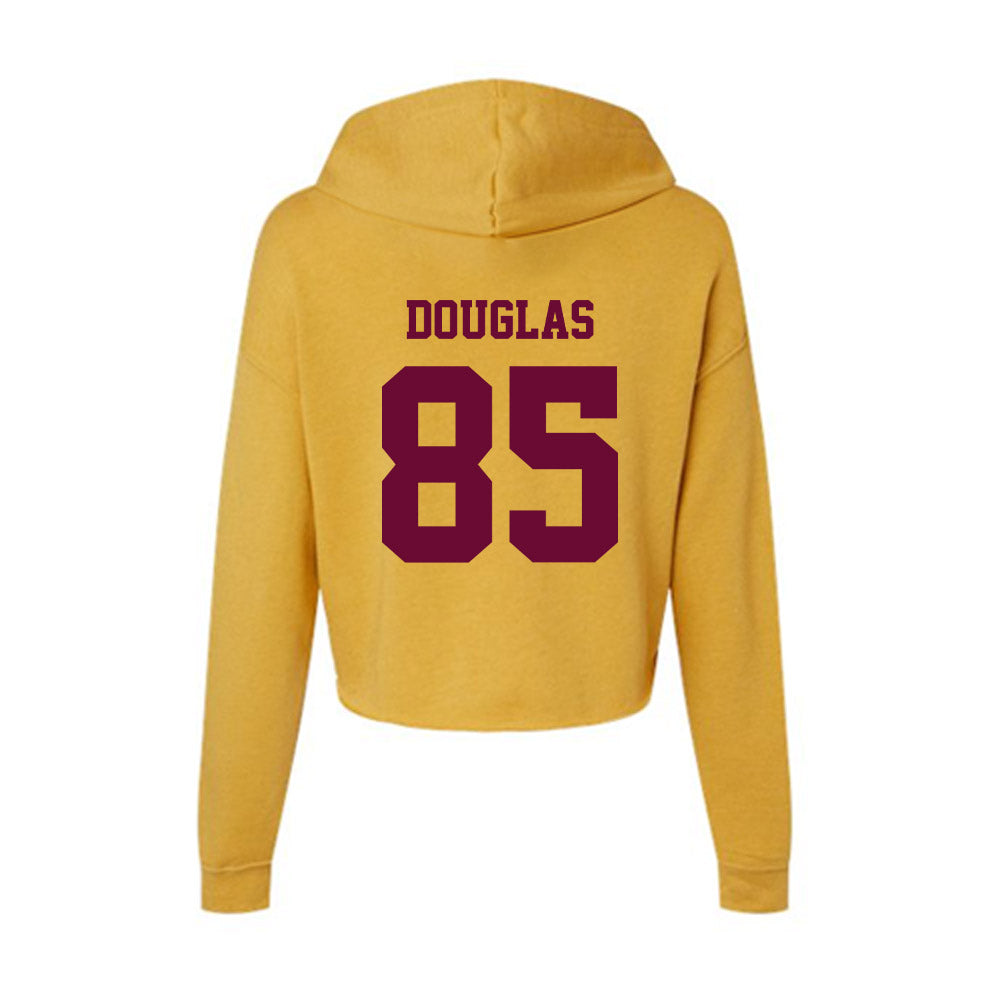 Central Michigan - NCAA Football : JJ Douglas - Women's Crop Fleece Hoodie-1