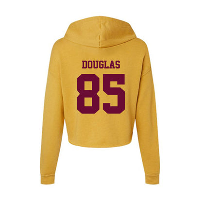 Central Michigan - NCAA Football : JJ Douglas - Women's Crop Fleece Hoodie-1