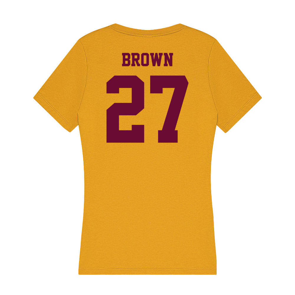Central Michigan - NCAA Baseball : Jake Brown - Women's V-Neck T-Shirt-1
