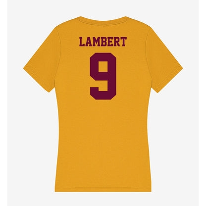 Central Michigan - NCAA Softball : Charlie Lambert - Women's V-Neck T-Shirt-1