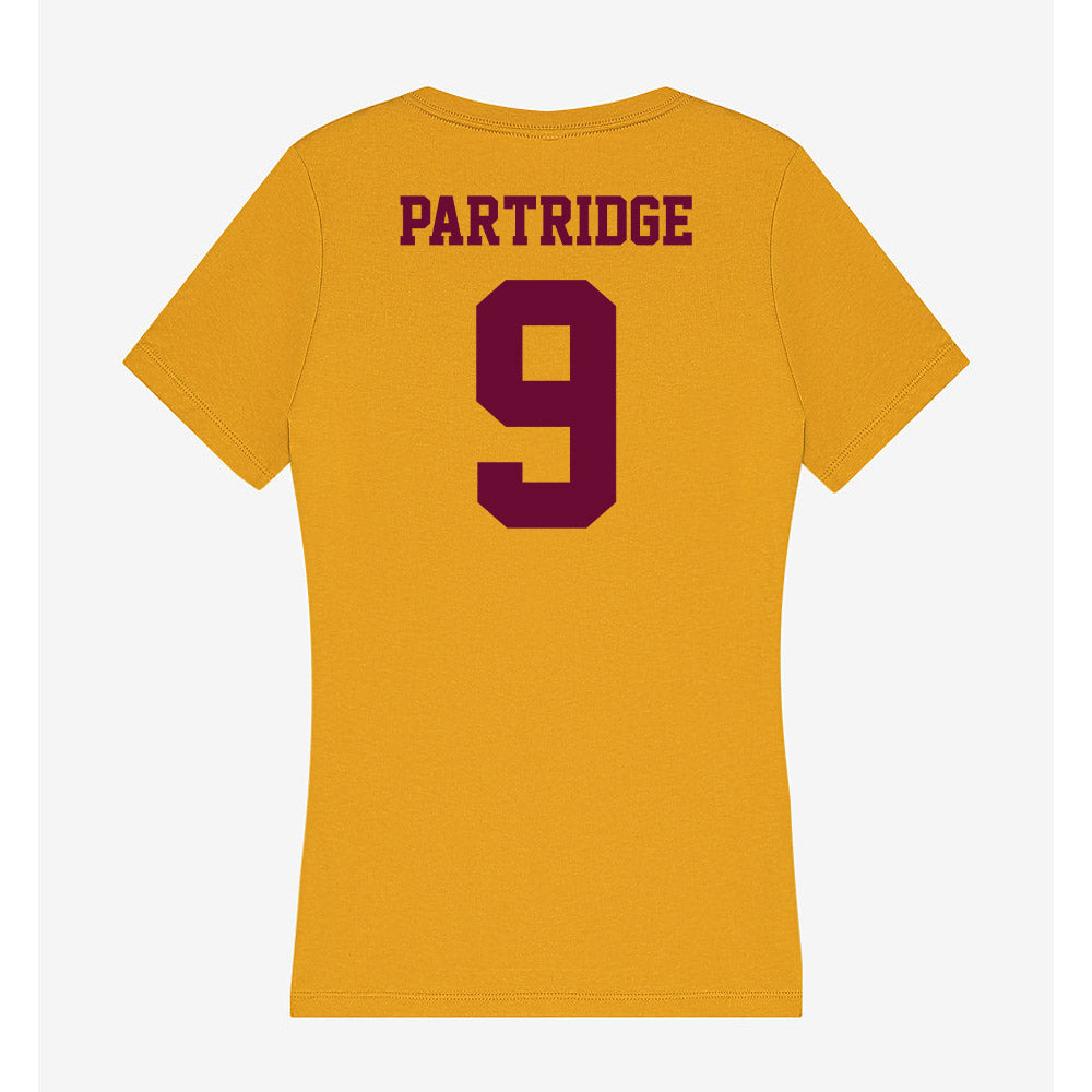 Central Michigan - NCAA Women's Lacrosse : Avery Partridge - Women's V-Neck T-Shirt-1