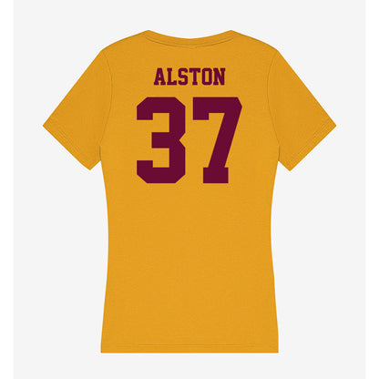 Central Michigan - NCAA Football : Jeremiah Alston - Women's V-Neck T-Shirt-1