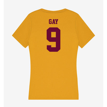 Central Michigan - NCAA Football : Mark Gay - Women's V-Neck T-Shirt-1