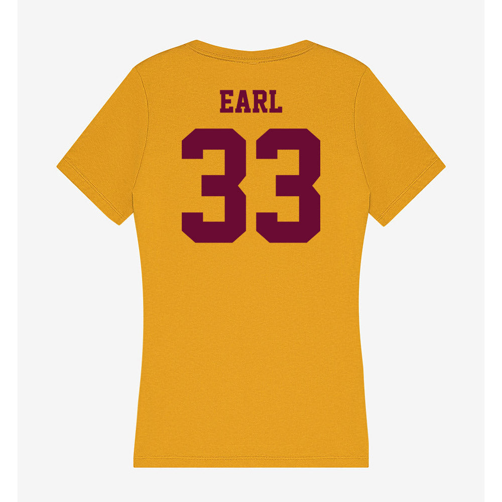 Central Michigan - NCAA Football : Victor Earl - Women's V-Neck T-Shirt-1