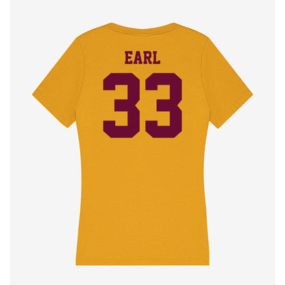 Central Michigan - NCAA Football : Victor Earl - Women's V-Neck T-Shirt-1