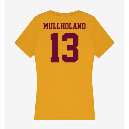 Central Michigan - NCAA Women's Volleyball : Lilly Mullholand - Women's V-Neck T-Shirt-1