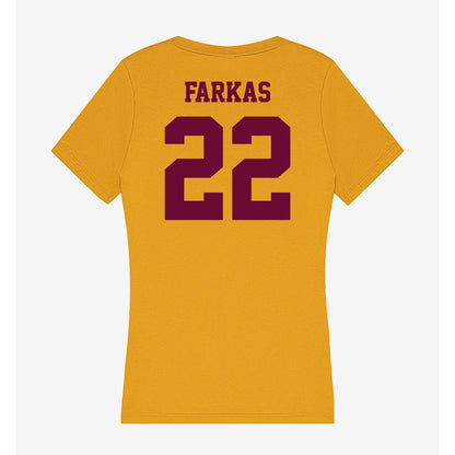 Central Michigan - NCAA Women's Soccer : Ella Farkas - Women's V-Neck T-Shirt-1
