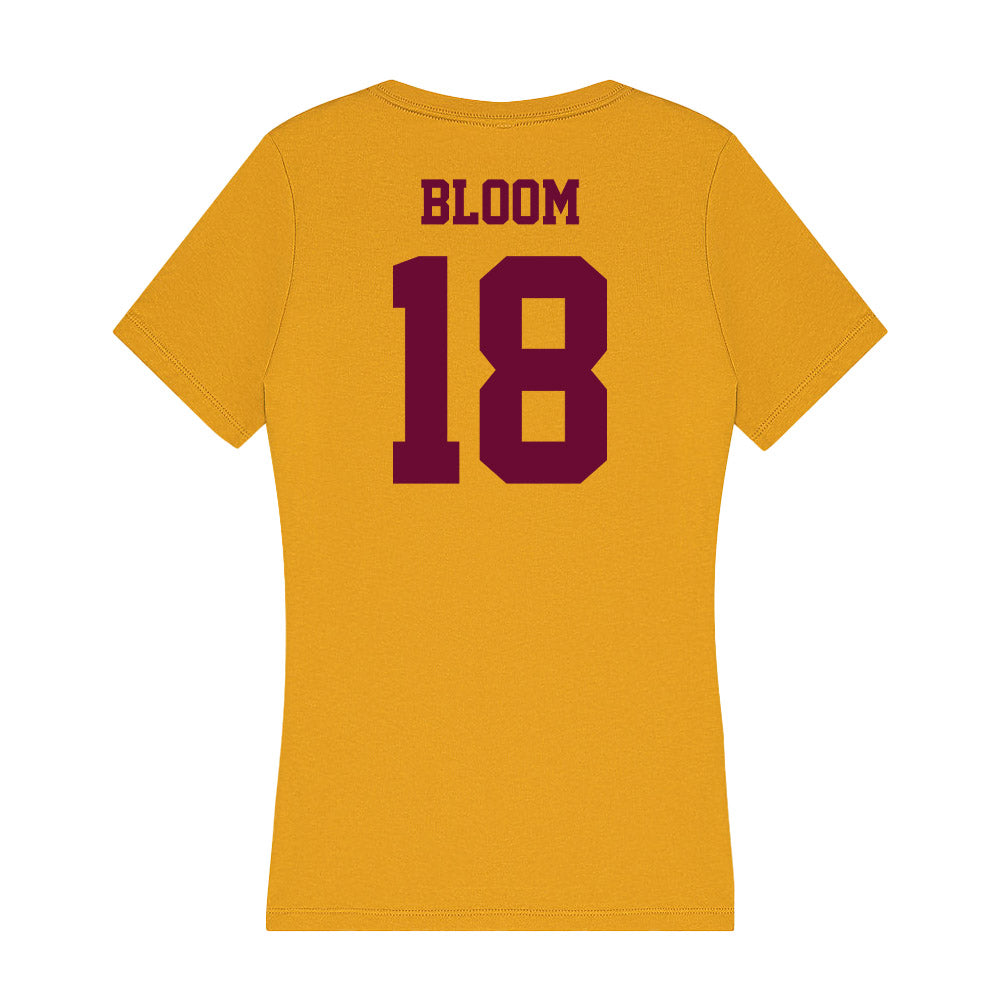 Central Michigan - NCAA Women's Soccer : Madison Bloom - Women's V-Neck T-Shirt-1