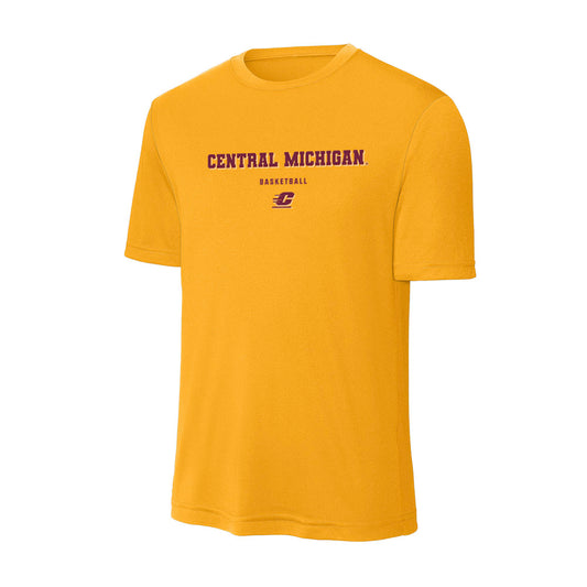 Central Michigan - NCAA Men's Basketball : Logan Mcintire - Activewear T-Shirt-0