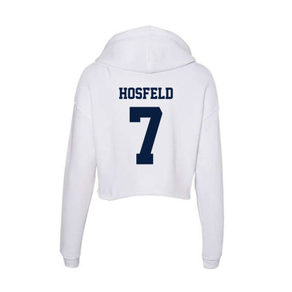 Northern Arizona - NCAA Women's Volleyball : Ella Hosfeld - Women's Crop Fleece Hoodie-1