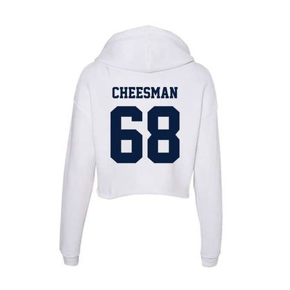 Northern Arizona - NCAA Football : Ryan Cheesman - Women's Crop Fleece Hoodie-1