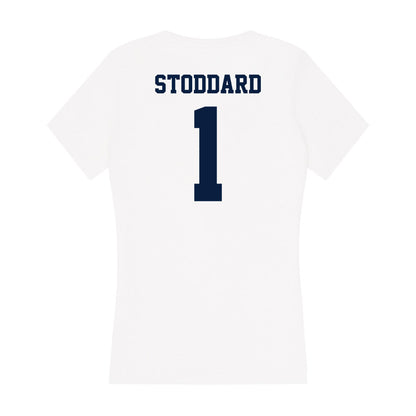 Northern Arizona - NCAA Women's Volleyball : Hanah Stoddard - Women's V-Neck T-Shirt-1