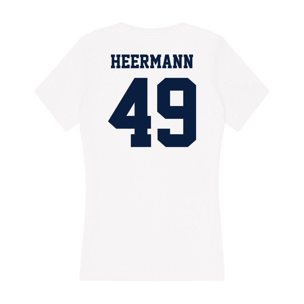 Northern Arizona - NCAA Football : Drew Heermann - Women's V-Neck T-Shirt-1