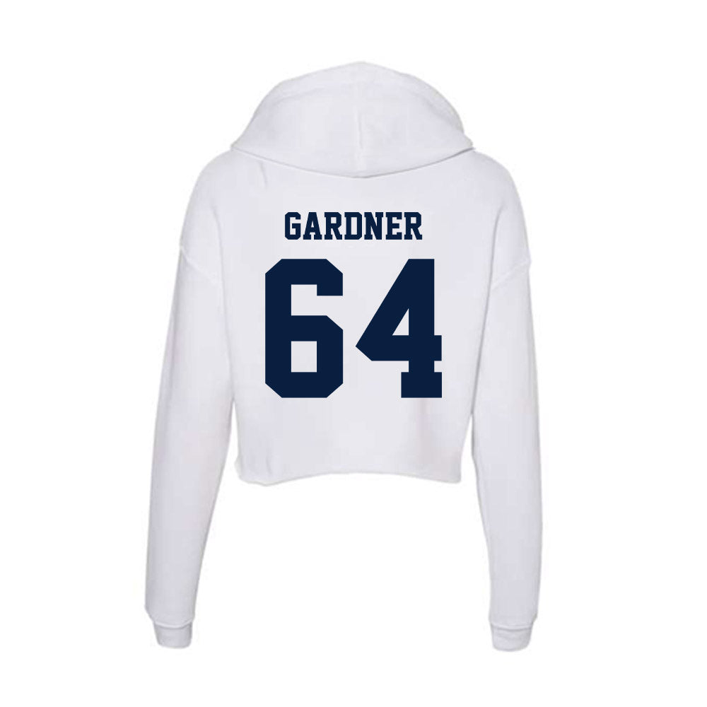 Northern Arizona - NCAA Football : Jace Gardner - Women's Crop Fleece Hoodie-1