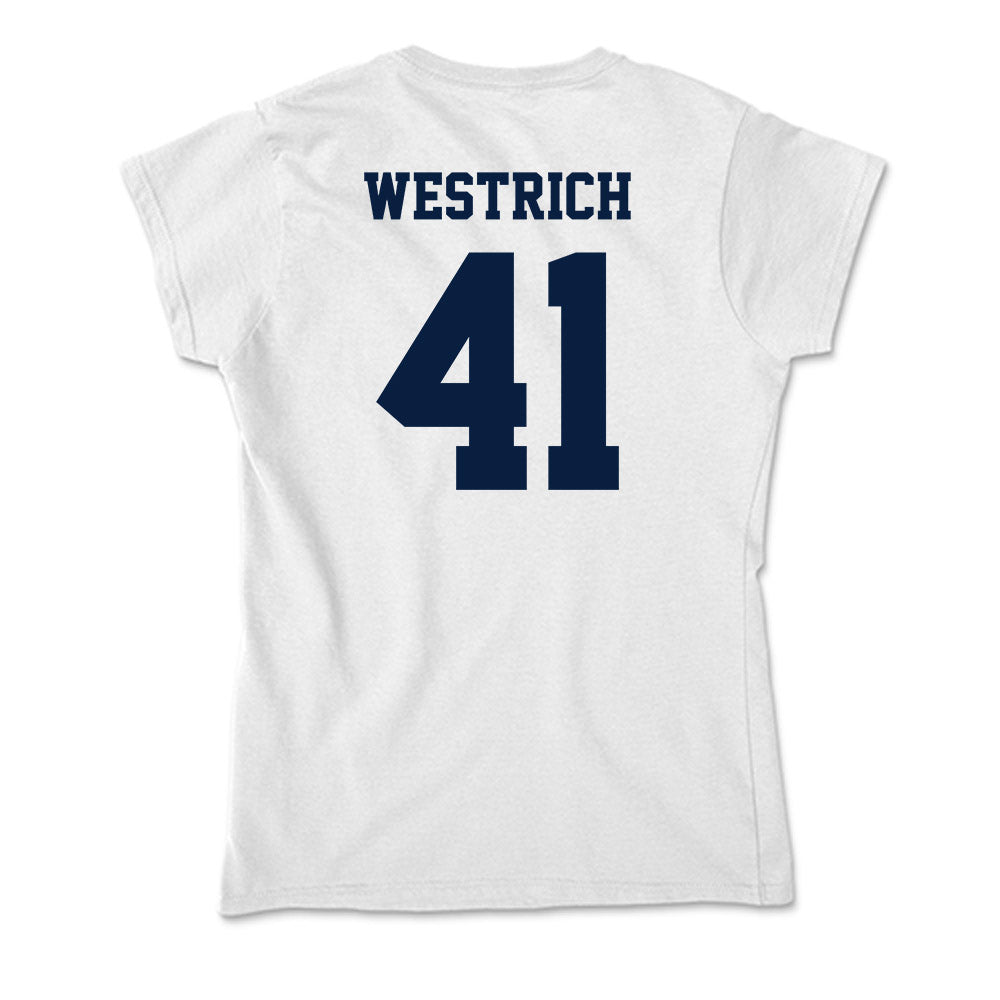 Northern Arizona - NCAA Football : Jordan Westrich - Soft Style Women’s T-Shirt-1