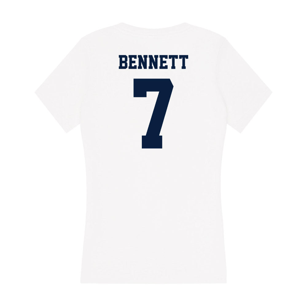 Northern Arizona - NCAA Women's Soccer : Emilie Bennett - Women's V-Neck T-Shirt-1