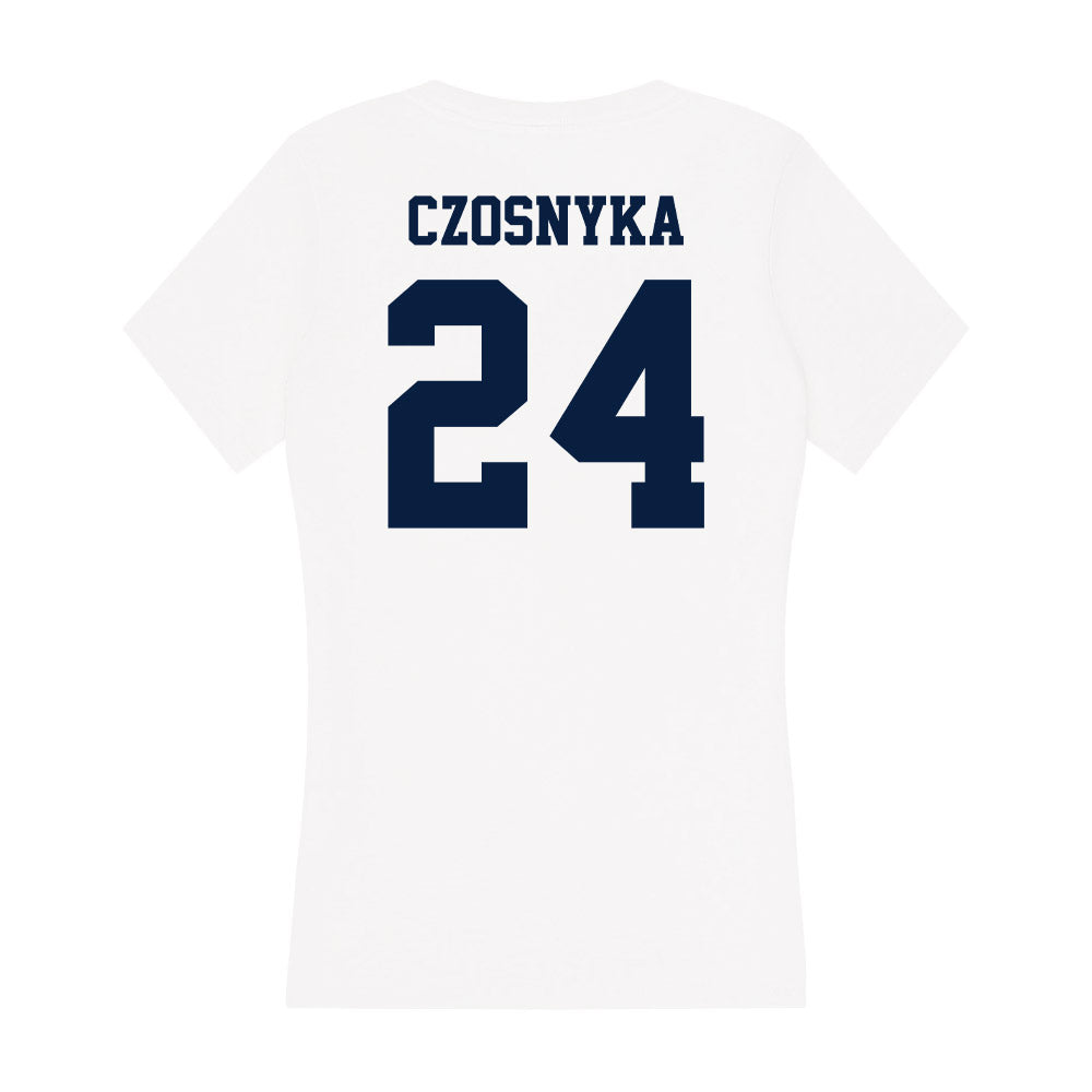 Northern Arizona - NCAA Football : Brevin Czosnyka - Women's V-Neck T-Shirt-1