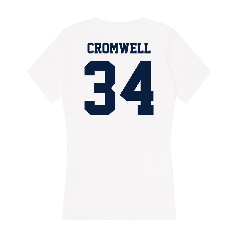 Northern Arizona - NCAA Football : Seth Cromwell - Women's V-Neck T-Shirt-1