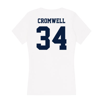 Northern Arizona - NCAA Football : Seth Cromwell - Women's V-Neck T-Shirt-1