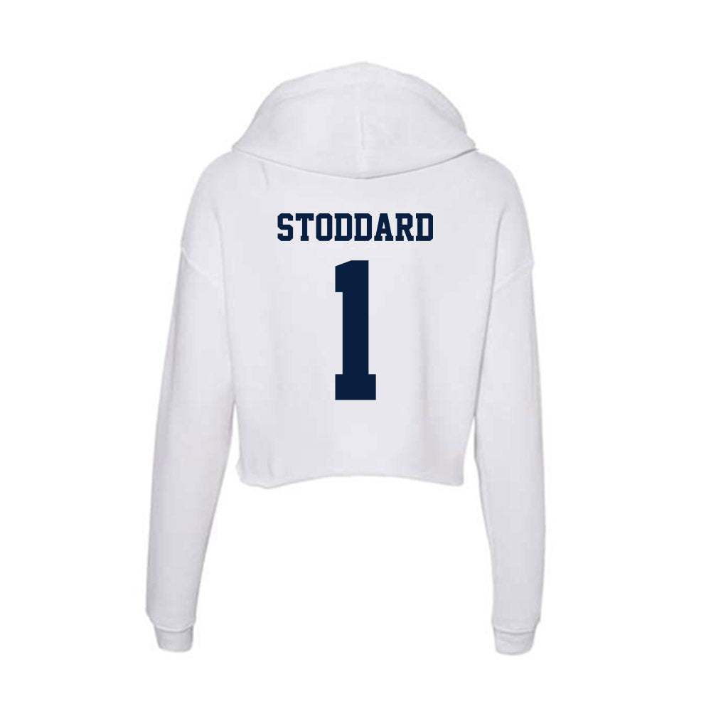 Northern Arizona - NCAA Women's Volleyball : Hanah Stoddard - Women's Crop Fleece Hoodie-1