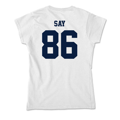 Northern Arizona - NCAA Football : Kody Say - Soft Style Women’s T-Shirt-1