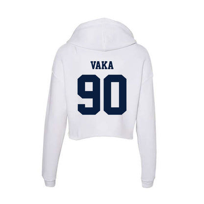 Northern Arizona - NCAA Football : Victory Vaka - Women's Crop Fleece Hoodie-1