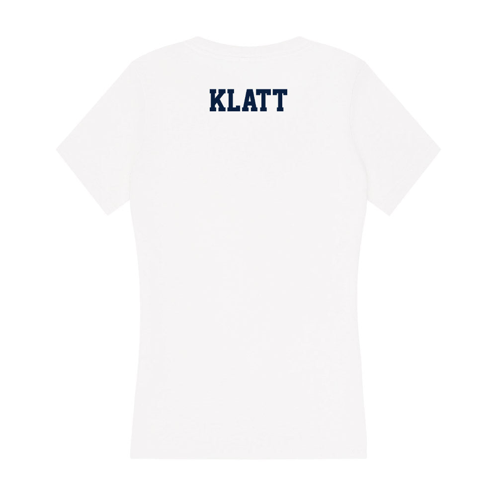 Northern Arizona - NCAA Women's Swimming & Diving : Katarina Klatt - Women's V-Neck T-Shirt-1