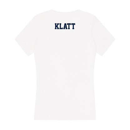 Northern Arizona - NCAA Women's Swimming & Diving : Katarina Klatt - Women's V-Neck T-Shirt-1