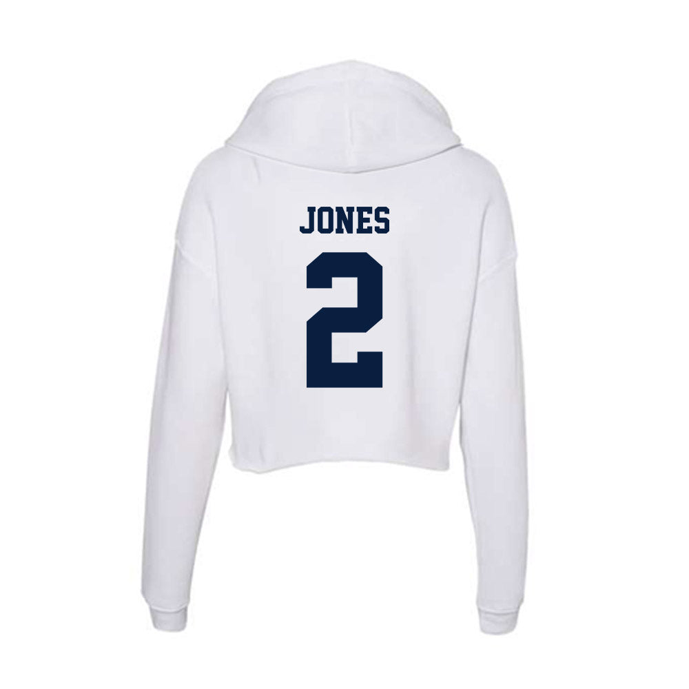 Northern Arizona - NCAA Football : Ty Jones - Women's Crop Fleece Hoodie-1