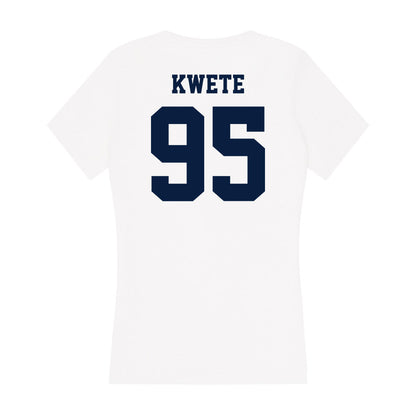 Northern Arizona - NCAA Football : Richard Kwete - Women's V-Neck T-Shirt-1