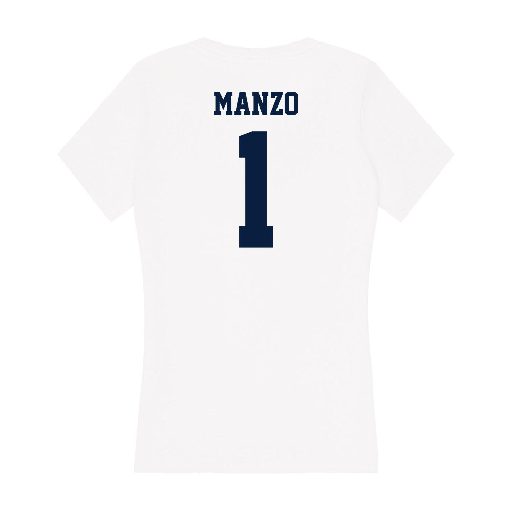 Northern Arizona - NCAA Women's Soccer : Natalie Manzo - Women's V-Neck T-Shirt-1