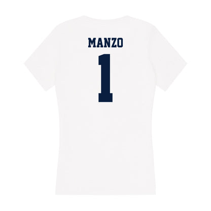 Northern Arizona - NCAA Women's Soccer : Natalie Manzo - Women's V-Neck T-Shirt-1