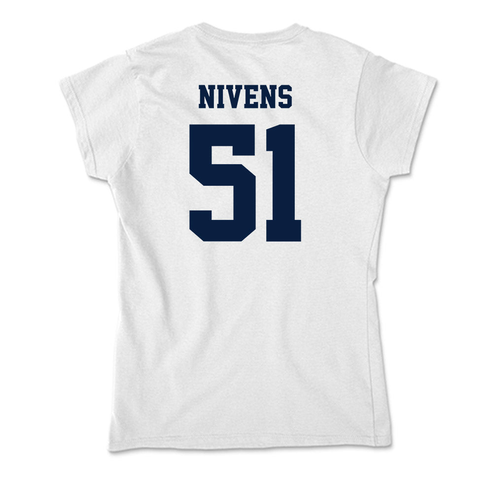 Northern Arizona - NCAA Football : Bobby Nivens - Soft Style Women’s T-Shirt-1