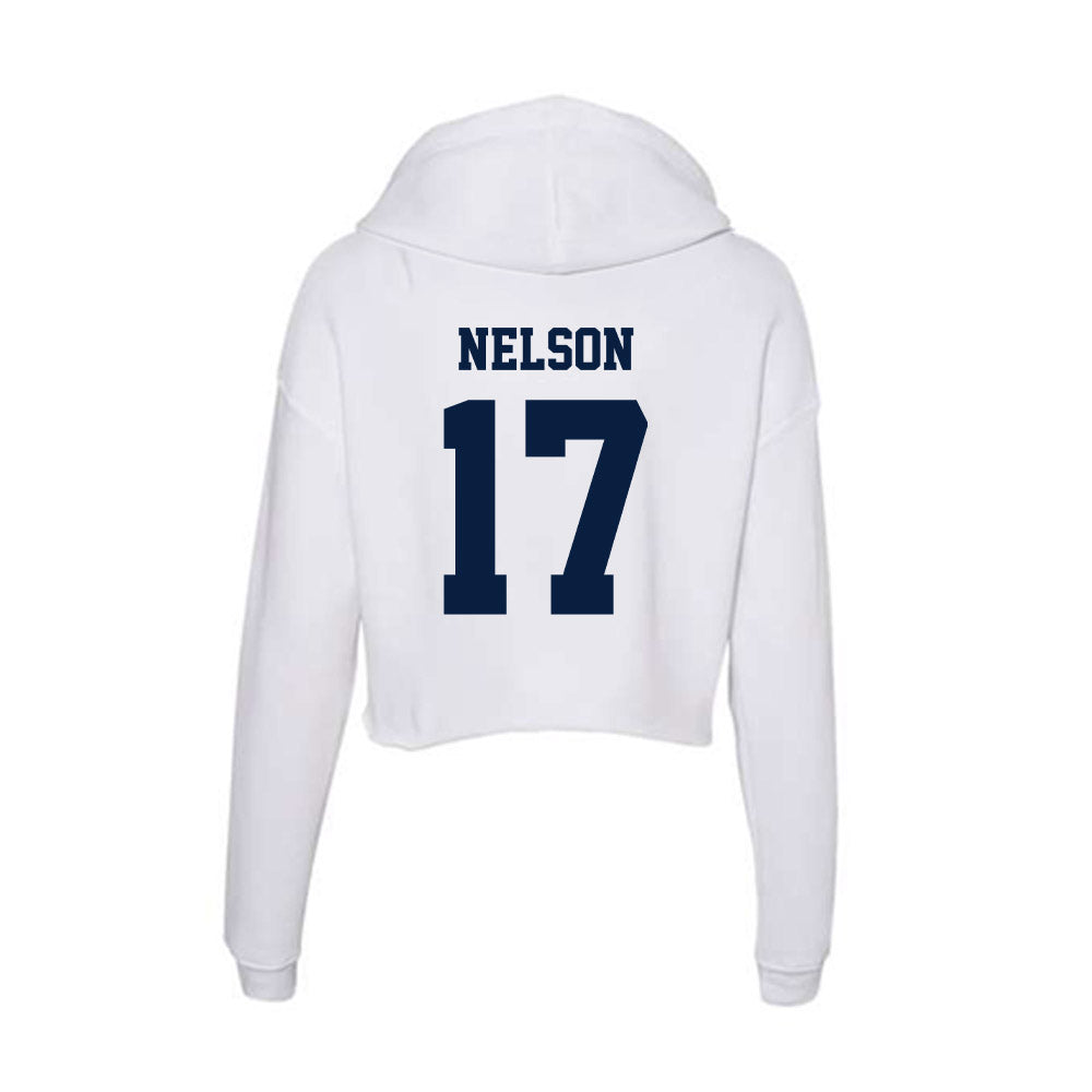 Northern Arizona - NCAA Football : Blaise Nelson - Women's Crop Fleece Hoodie-1