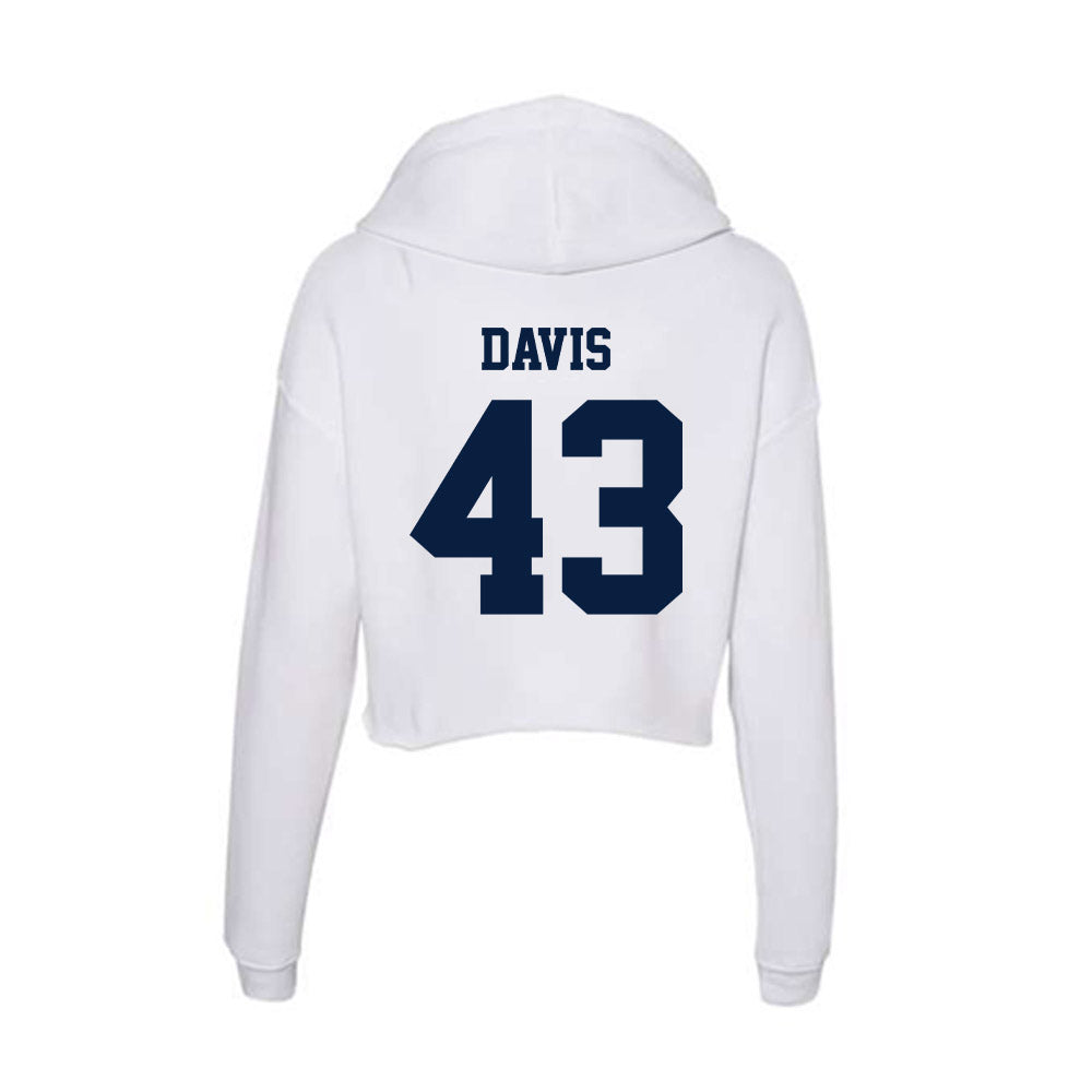 Northern Arizona - NCAA Football : Ramere Davis - Women's Crop Fleece Hoodie-1