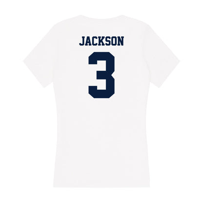 Northern Arizona - NCAA Men's Basketball : Jayden Jackson - Women's V-Neck T-Shirt-1