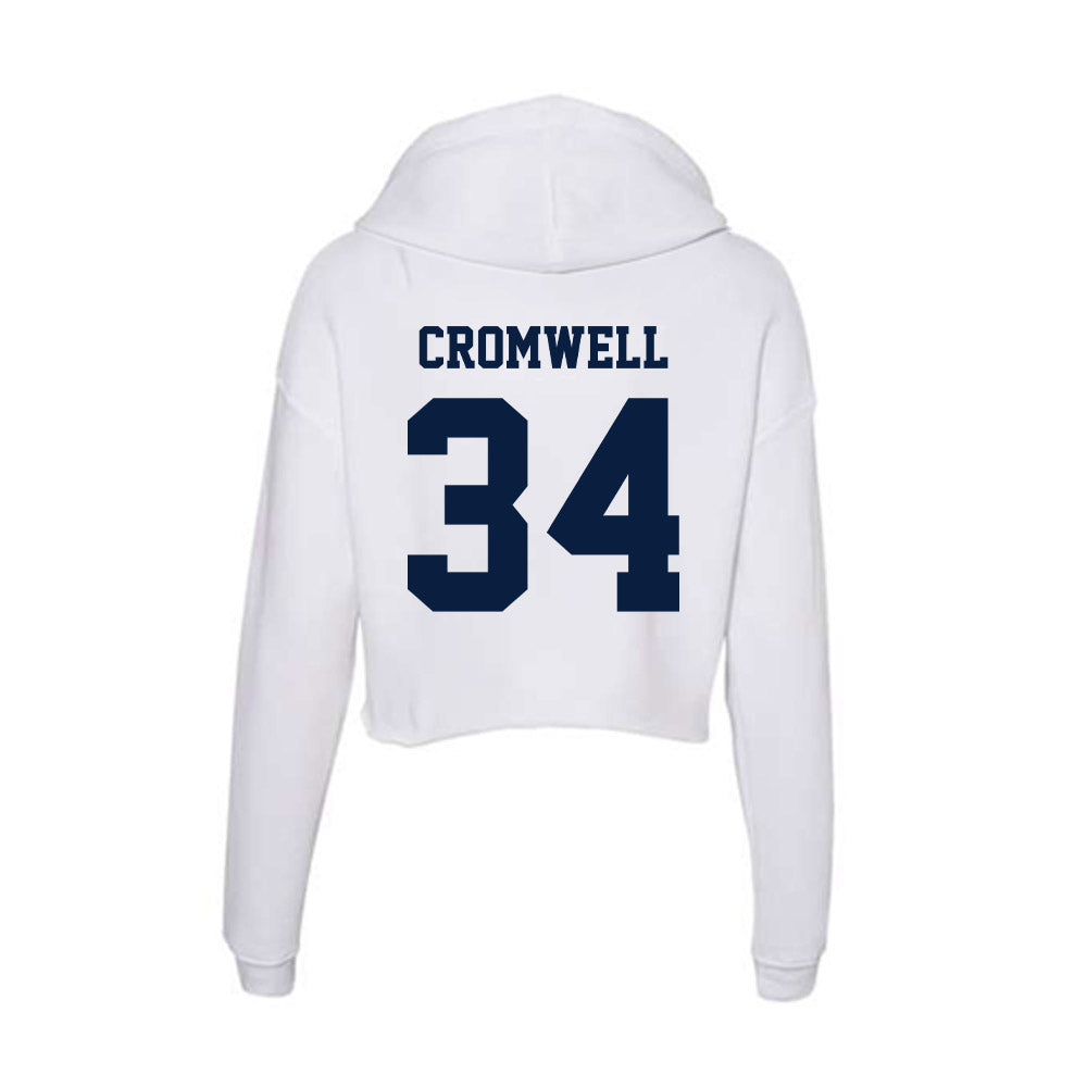 Northern Arizona - NCAA Football : Seth Cromwell - Women's Crop Fleece Hoodie-1