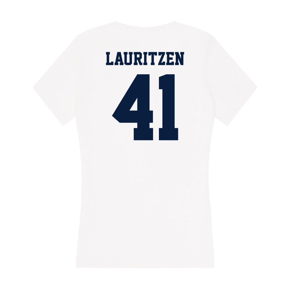 Northern Arizona - NCAA Football : Blake Lauritzen - Women's V-Neck T-Shirt-1