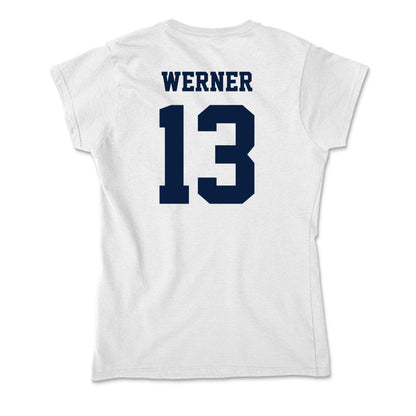 Northern Arizona - NCAA Football : Xander Werner - Soft Style Women’s T-Shirt-1